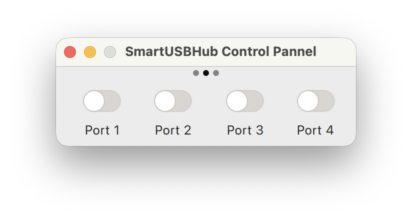 SmartUSBHub Control Pannel