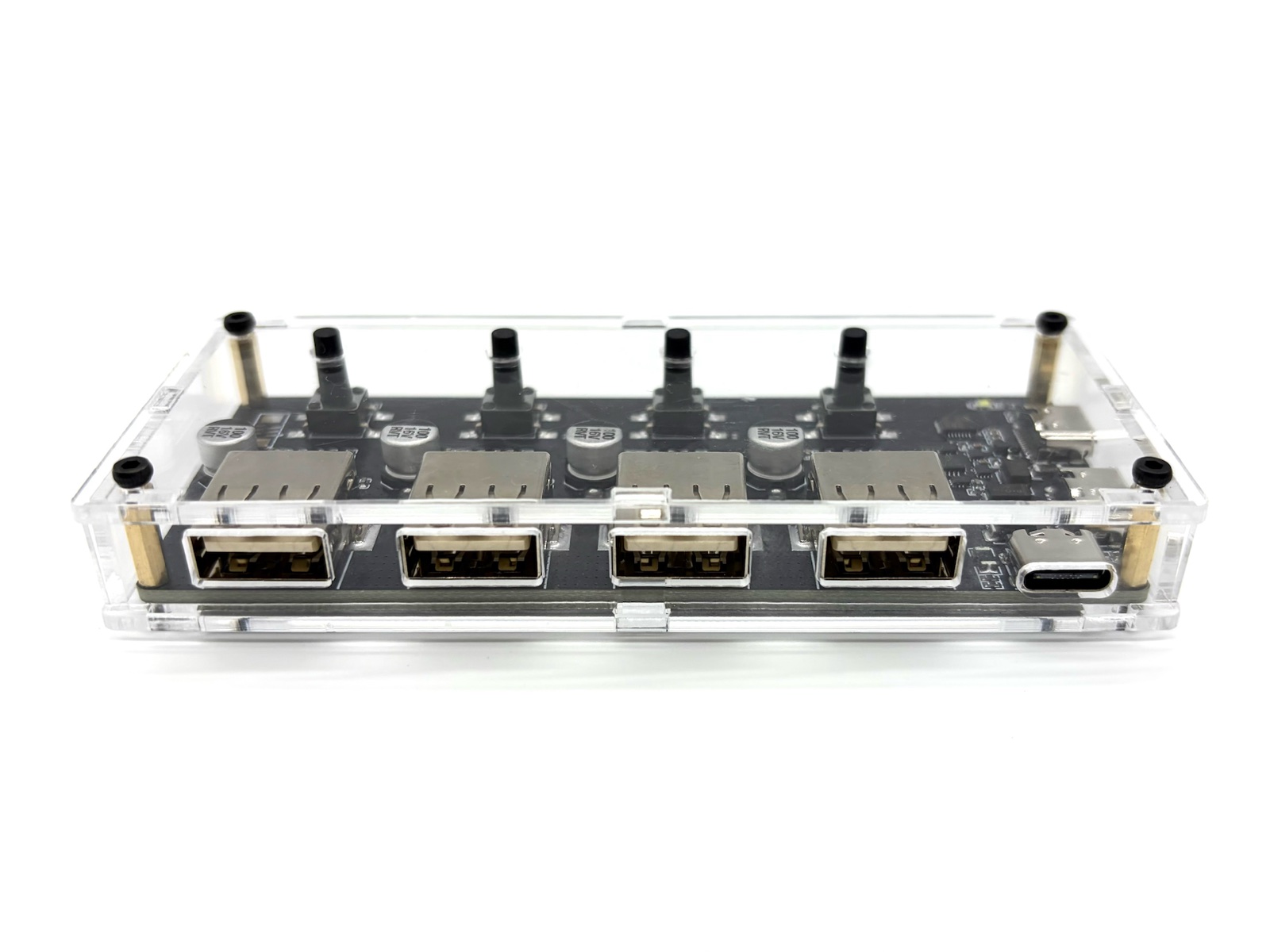 SmartUSBHub Pro 4CH front ports