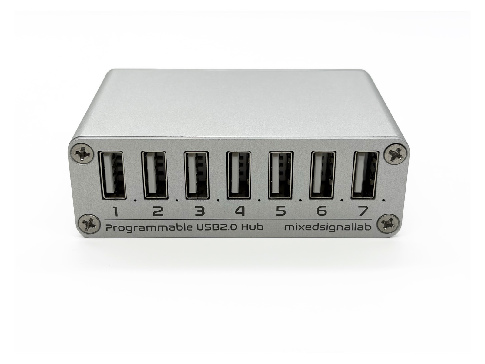 SmartUSBHub Pro 7CH seven-port front view